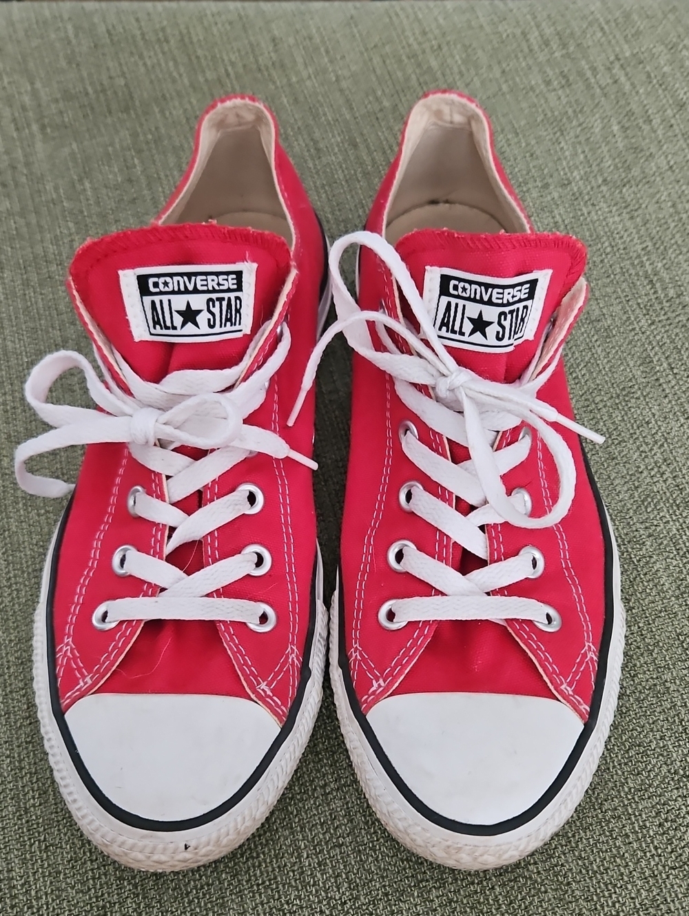 Converse Chuck Taylor Red Low Top Sneakers